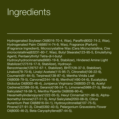 available in 17+ scent profiles (eucalyptus spearmint, japanese cherry blossom, mahogany teakwood, black cherry merlot, strawberry pound cake, champagne toast, moonlit goddess, pistachio milk & honey, and more) in single or 2-packs
