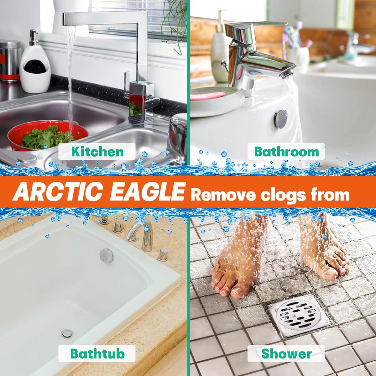 available in 3, 4, 5, and 6-pack configurations with orange or green color options