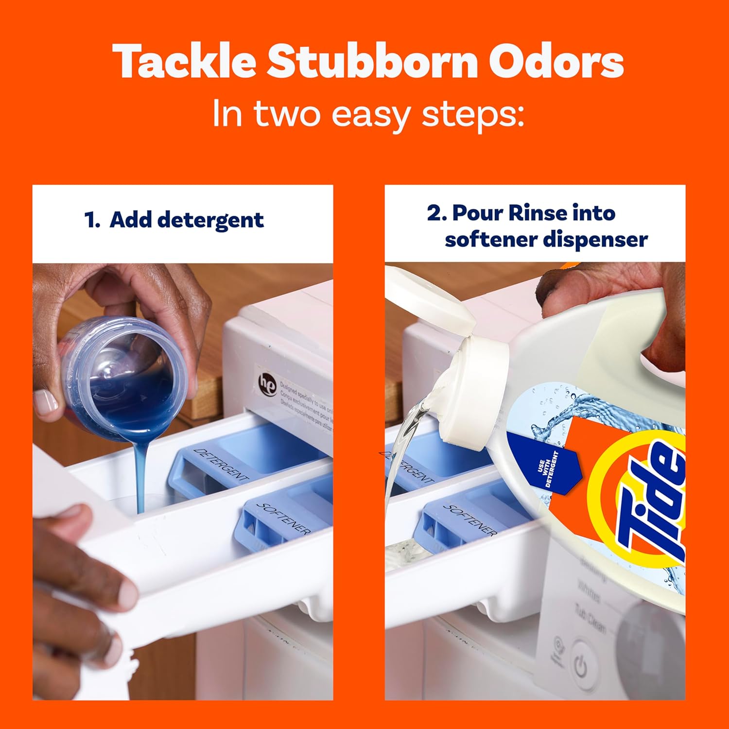 available in 48 fl oz and 62 fl oz sizes to suit household usage needs