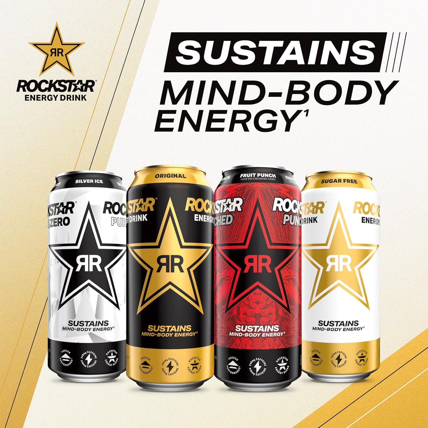 available in 5 flavors across 3 pack sizes (8, 16, and 24 cans) to match consumption needs