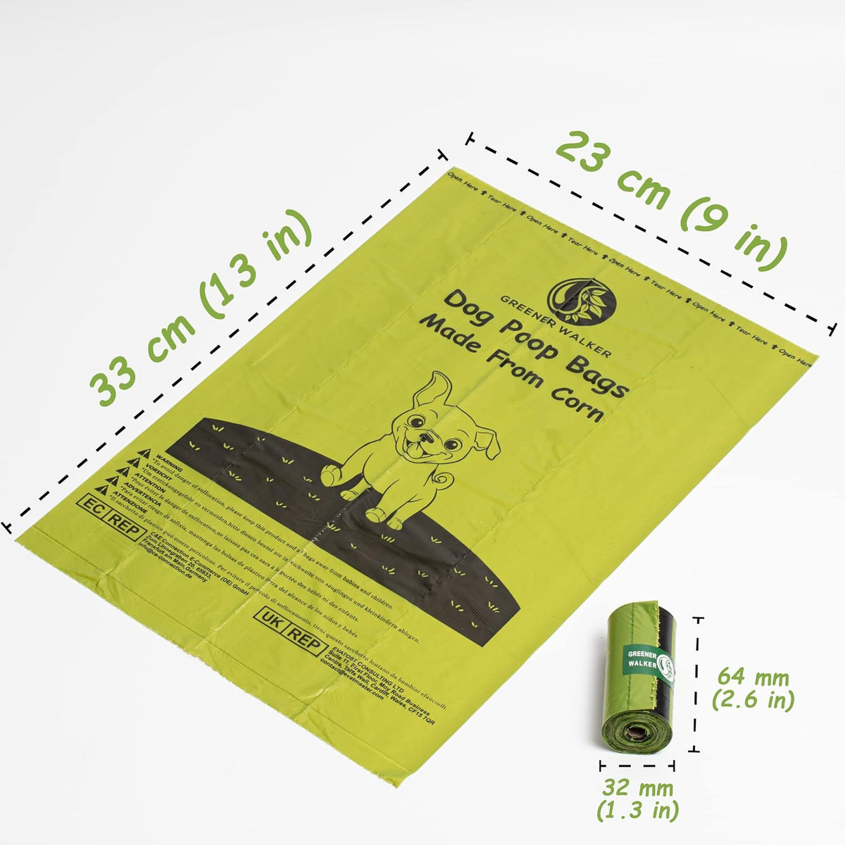available in 540-count and 1080-count bulk variants in green, brown, and deep green