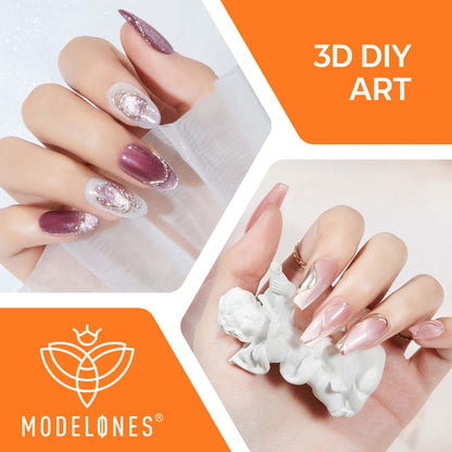 available in 6 shade/size variants including clear, nude, apricot, and metallic gold+silver bundles