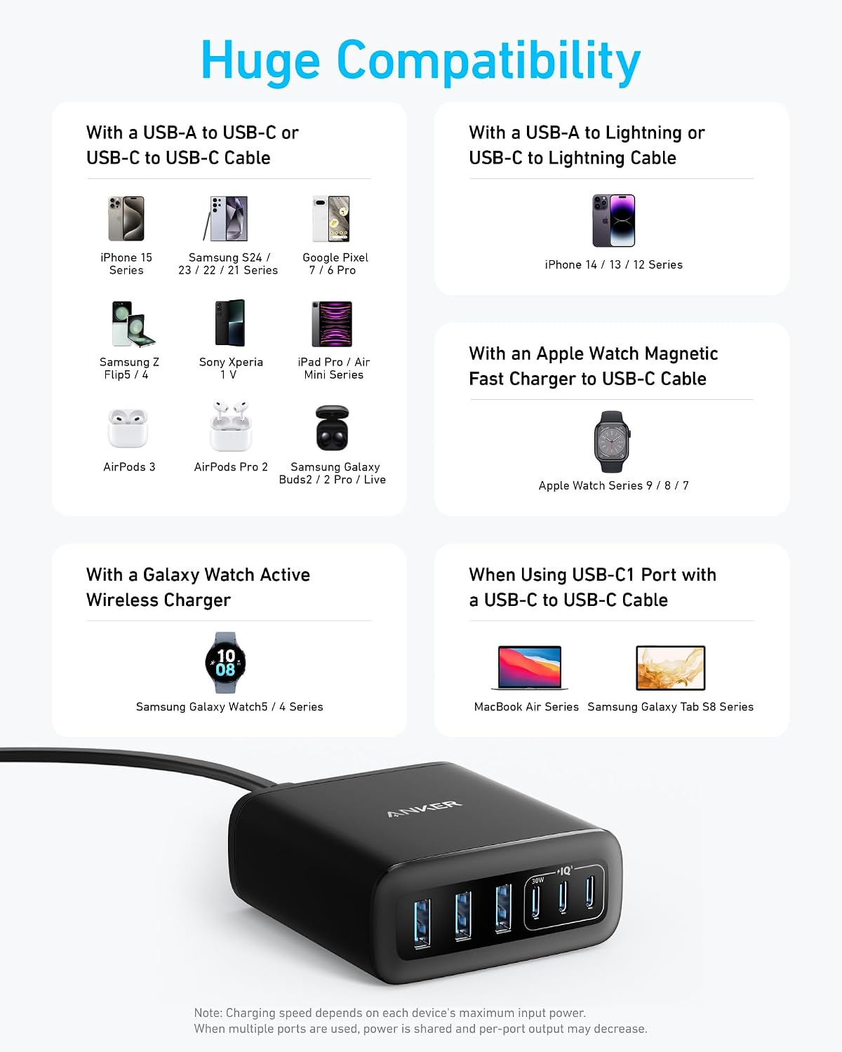 available in black and white variants and backed by an 18-month warranty