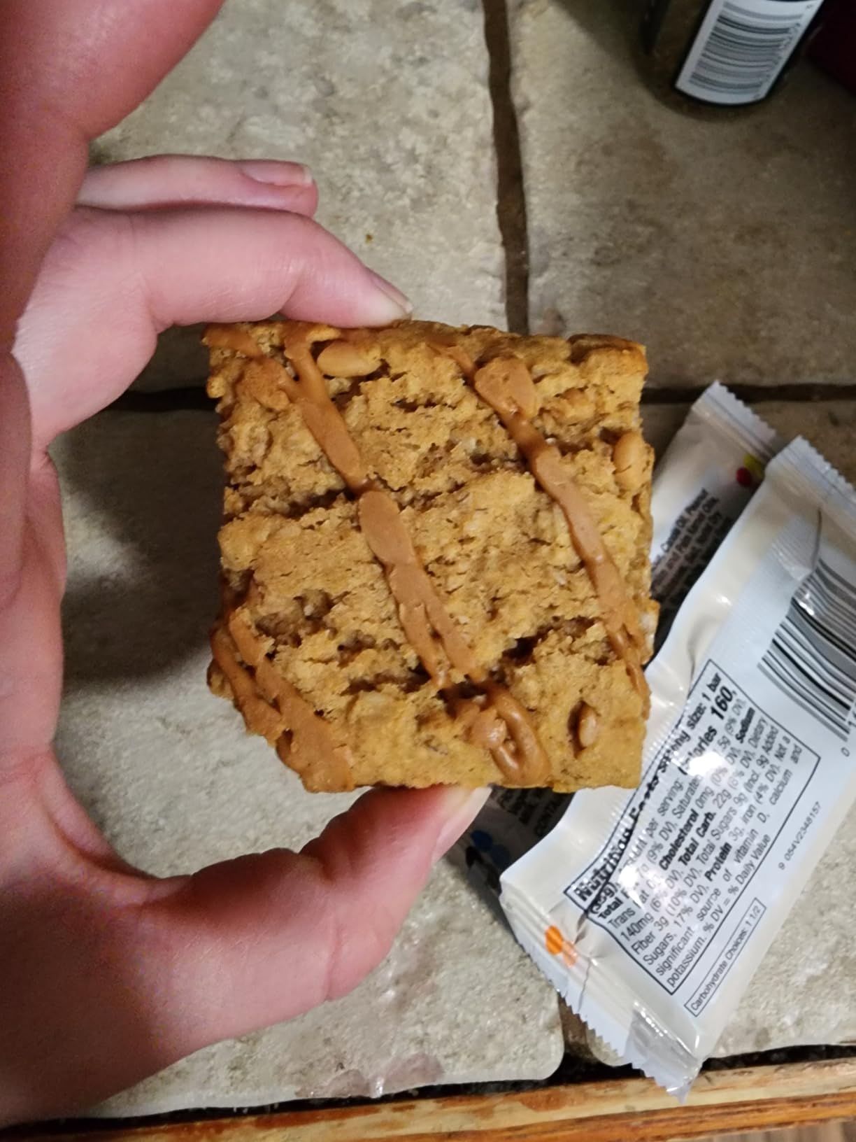 available in cinnamon brown sugar and peanut butter flavors across 6, 12, and 20-count boxes