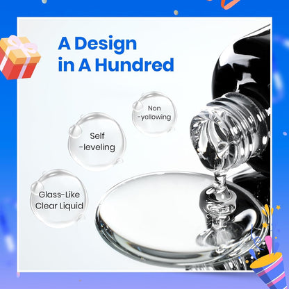 available in multiple pack sizes (1-pack, 2-pack, 15ml) and as brush bundles (8-piece double-headed, 31-piece nail art brush set)