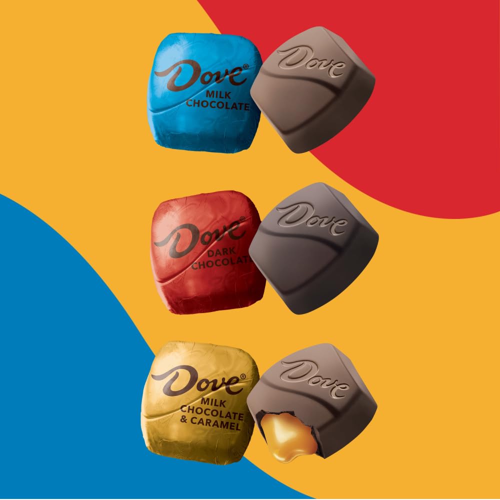 available in two variants: variety mix and milk chocolate only