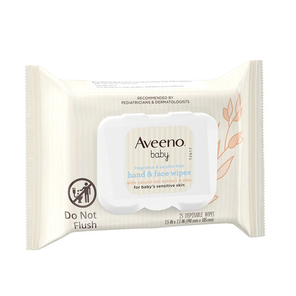 Aveeno Baby Fragrance-Free Wipes – Allergen-Safe, Hypoallergenic for Eczema-Prone Infants