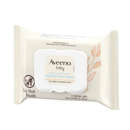 Aveeno Baby Fragrance-Free Wipes – Allergen-Safe, Hypoallergenic for Eczema-Prone Infants