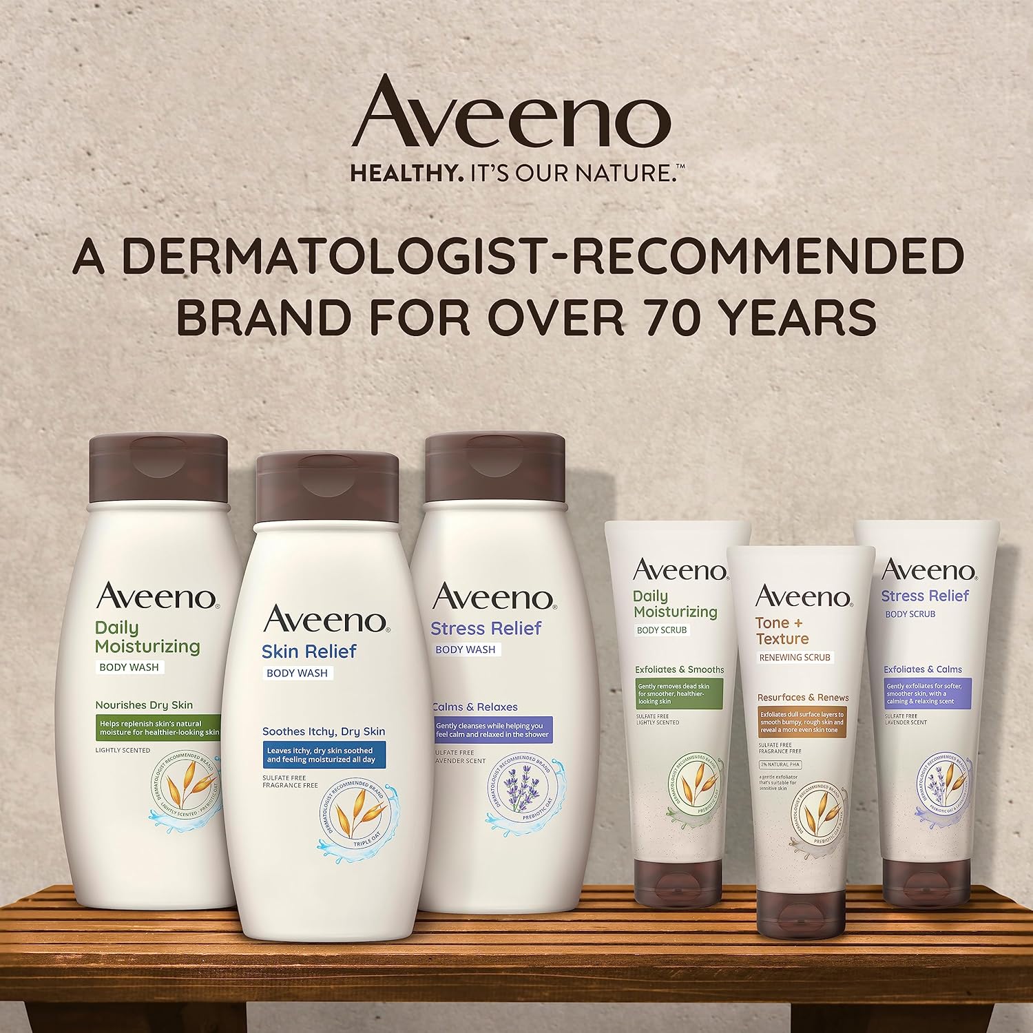 Aveeno Calming Lavender Cleanser – Thoughtful Wellness Gift for Sensitive Skin Lovers