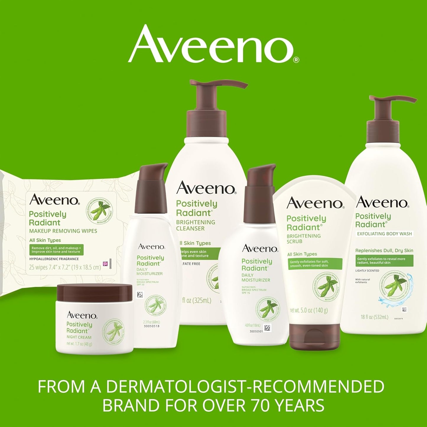 Aveeno Positively Radiant Elevated Face & Neck Night Cream – Dermatologist-Crafted Formula for Refined Skin