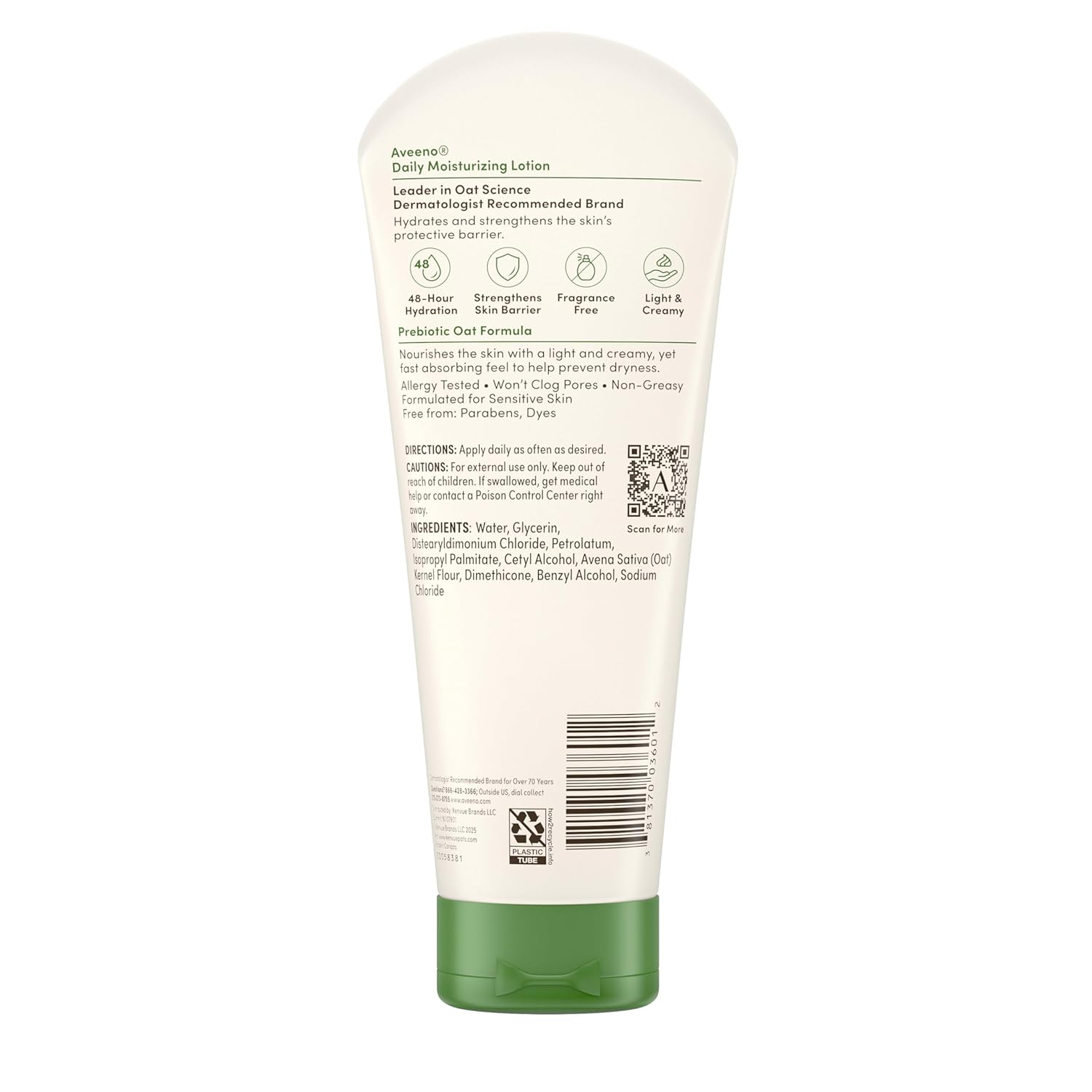 Aveeno Prebiotic Oat Lotion – Simple, Streamlined Moisturizer for Dry Skin