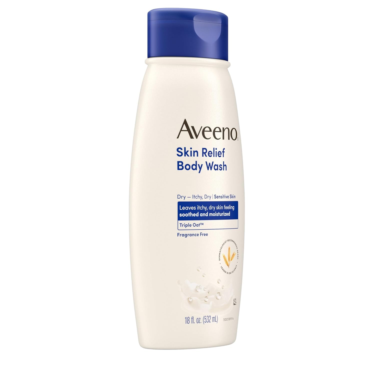 Aveeno Skin Relief Body Wash with Triple Oat – Soothing Shower Cleanser for Sensitive Skin and Evening Wind-Down Wellness