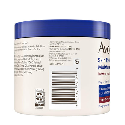 Aveeno Triple Oat Formula – Hypoallergenic Daily Cream, Dye-Free & Paraben-Free