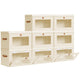 Beige - Large - 8 Pack