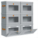 Grey - Medium - 6 Pack