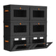 Black - Small - 6 Pack