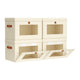 Beige - Small - 4 Pack