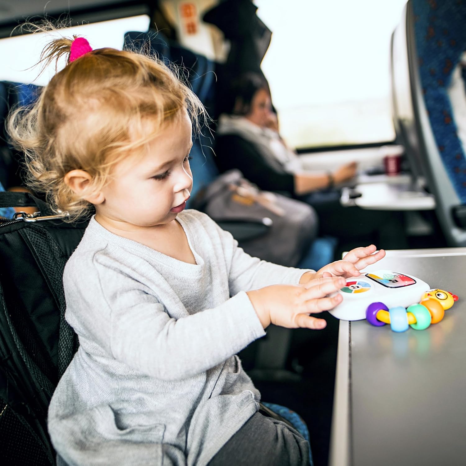 Baby Einstein Take Along Tunes Toy, Portable Travel Companion for Car Rides and Airplane Trays, Ages 3 Months Plus