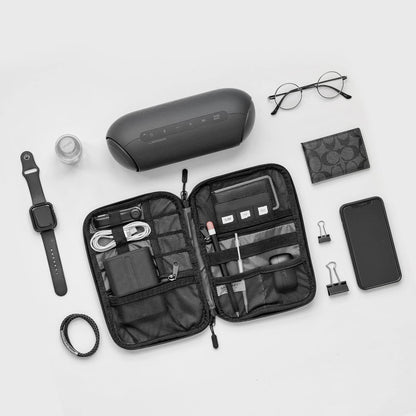 BAGSMART Travel Tech Organizer – Camping Gadget Pouch, Durable Cable and Charger Storage