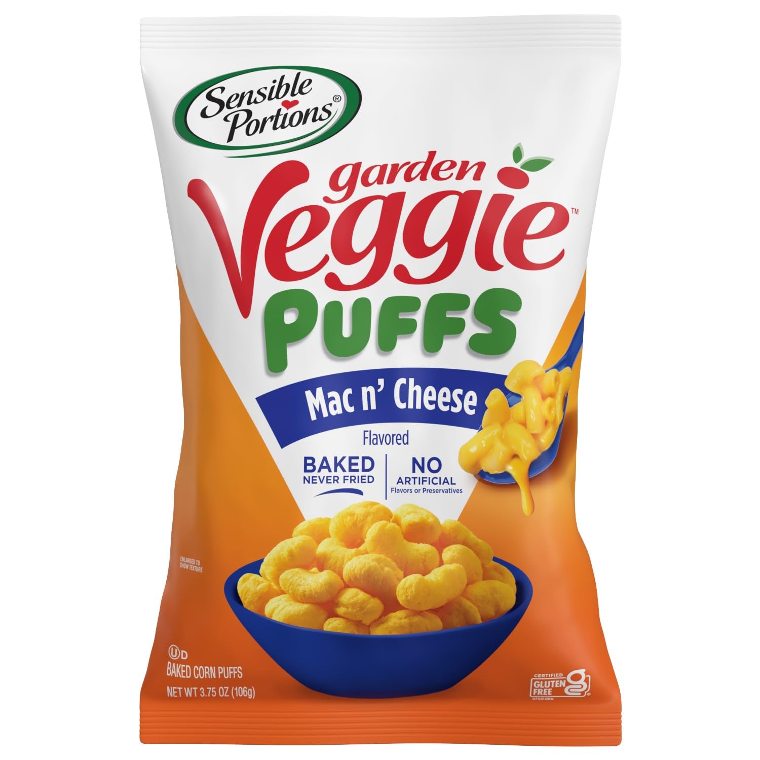 baked (not fried) puffed snack format