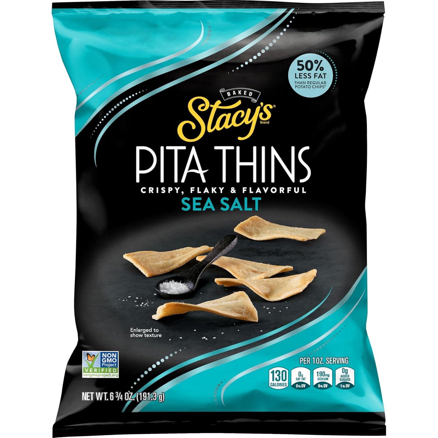 baked pita chip base made from real pita bread