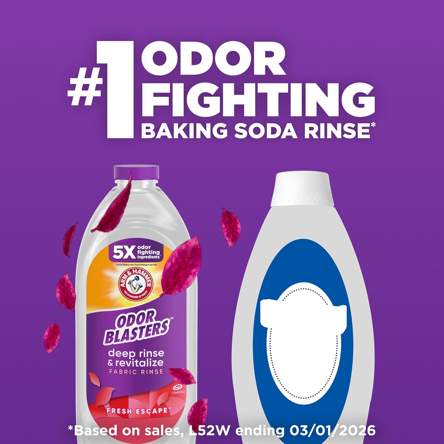 baking soda-based rinse formula powered by enhanced fragrance technology