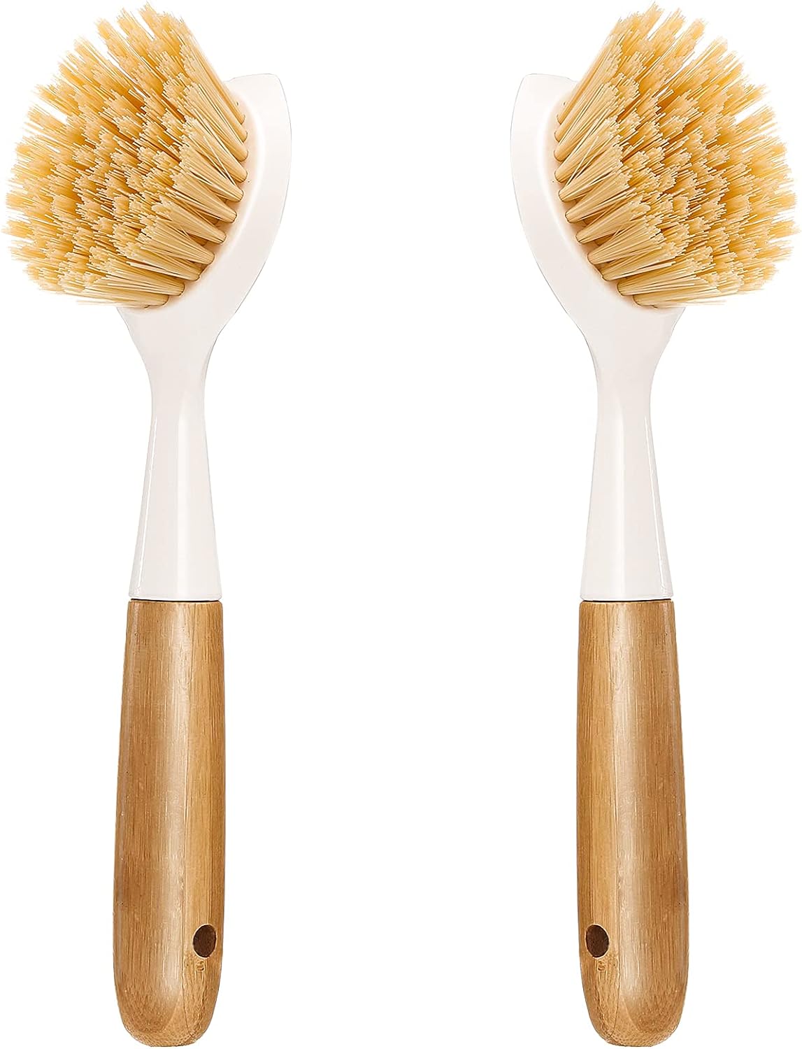 bamboo handle with ergonomic grip and integrated hanging loop