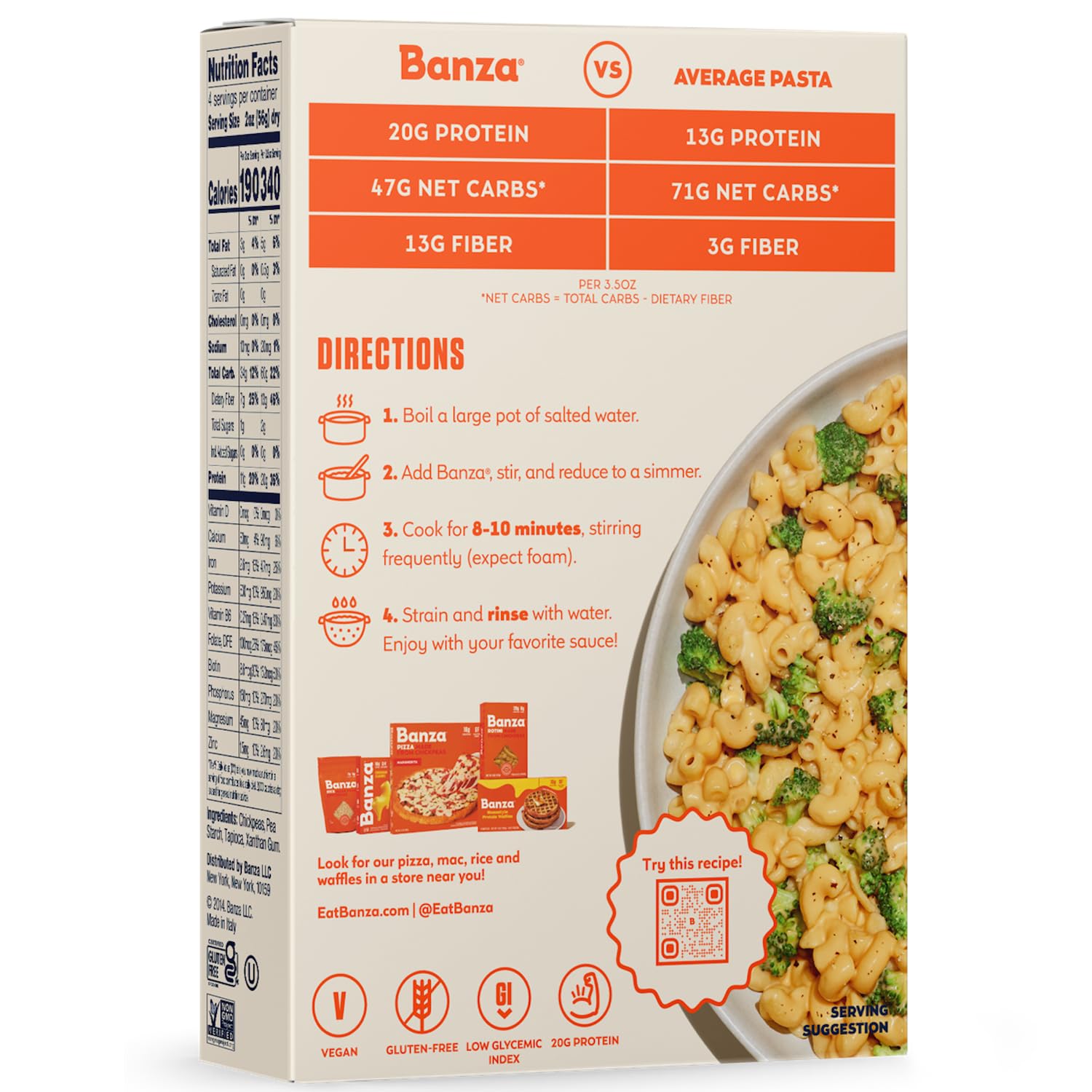 Banza Gluten-Free Elbows – Kid-Friendly Protein Pasta for Allergy-Safe Family Dinners