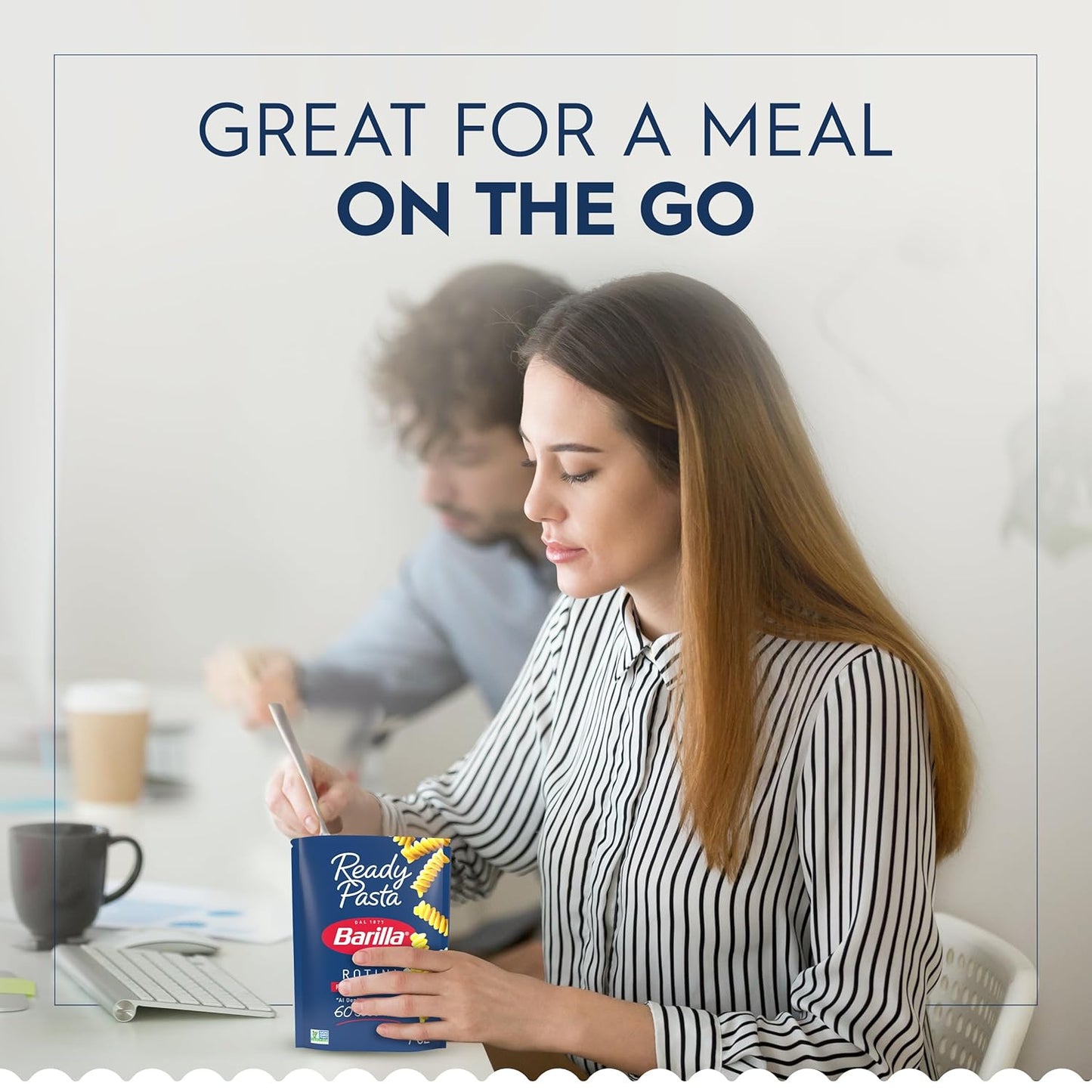 Barilla Ready Pasta – Fast Work-from-Home Dinner Base, Fully Cooked in One Minute