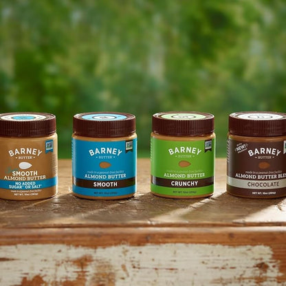 Barney Butter Almond Butter – Bare Smooth 16oz for Clean-Eating Wellness Routines, No Added Sugar or Salt