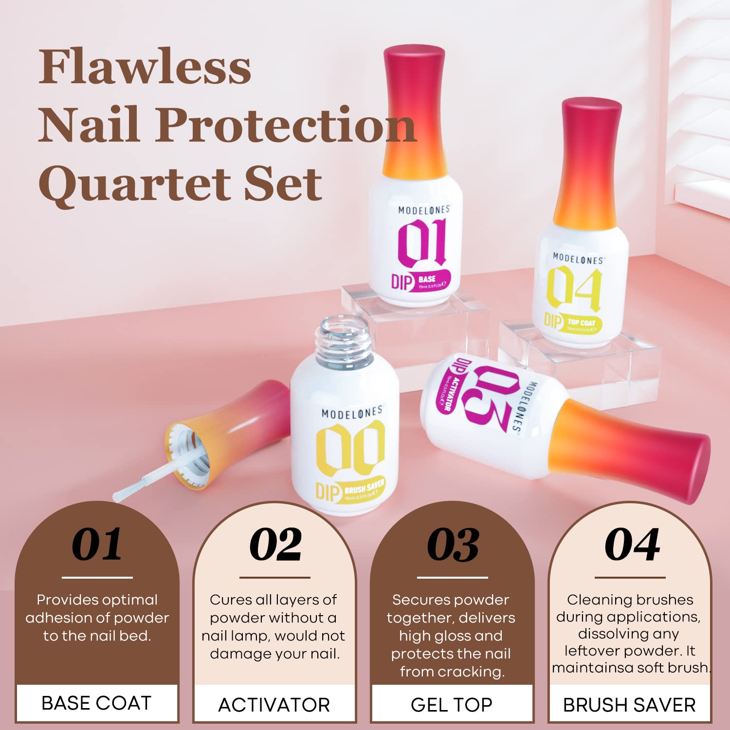 base coat formulated with nail-repairing and nourishing properties