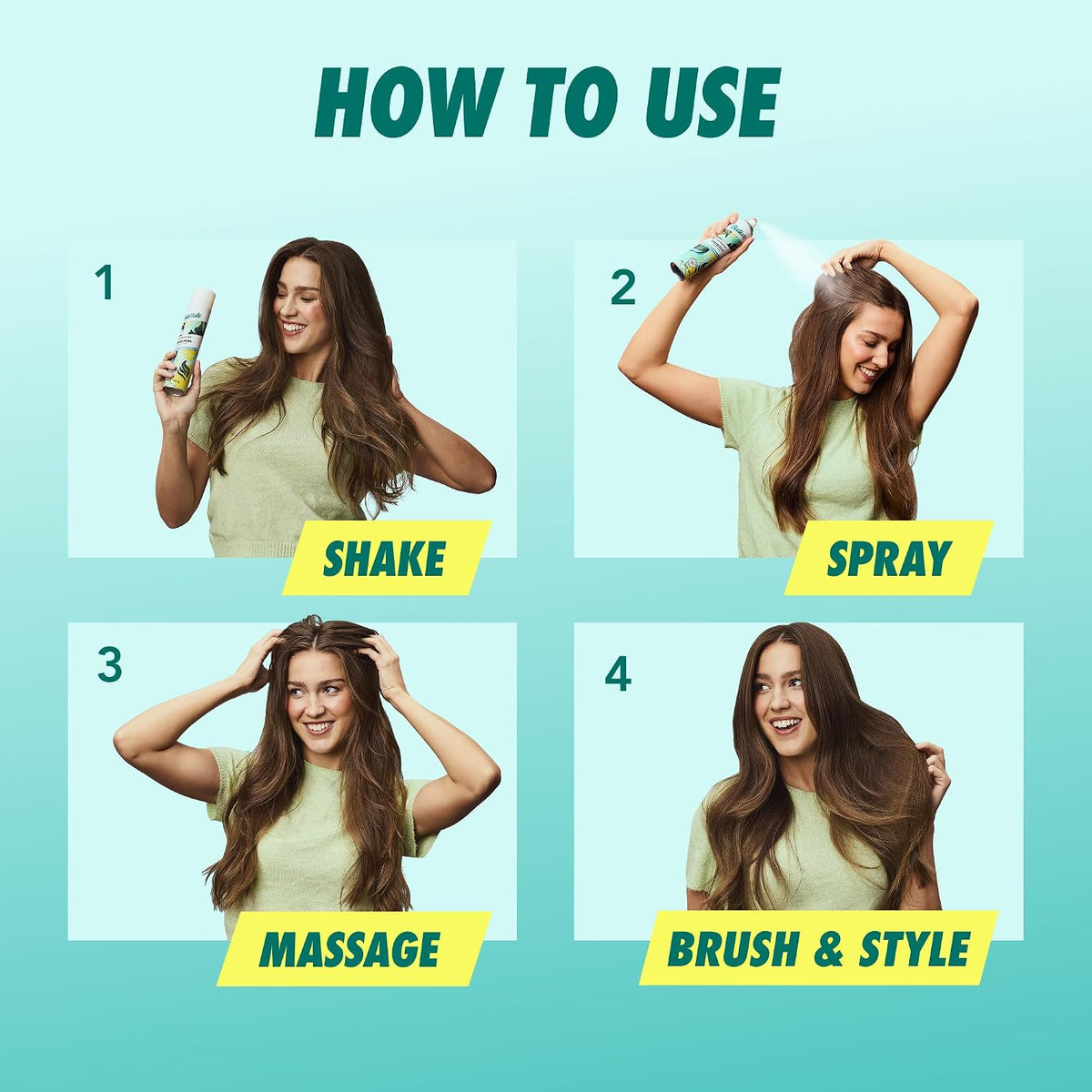 Batiste Dry Shampoo, Waterless – Holiday Stocking Stuffer for Frequent Travelers, Pack of 3