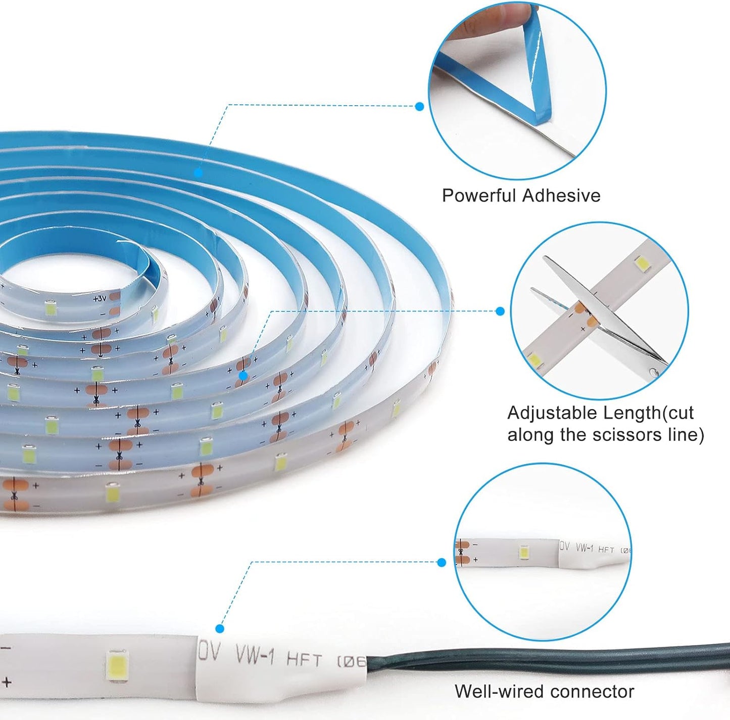 Battery LED Strip Lights with Remote Timer Thoughtful Birthday Gift for Her Mom and Housewarming