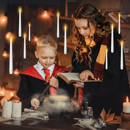 battery powered by 1 aaa per candle (21 aaa total for full 20-piece set)