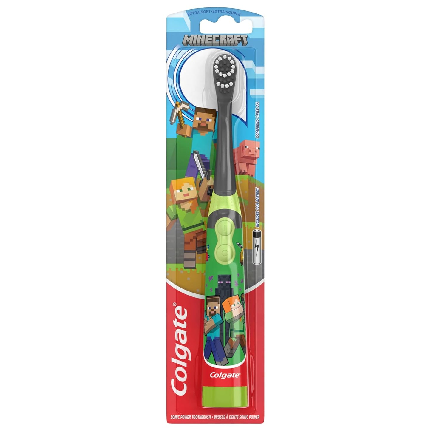 battery powered with 1 aa battery included (no charging required)
