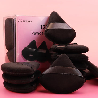 BEAKEY Velvet Powder Puff Set – High-End Beauty Counterpiece, Crafted Plush Foundation Applicator