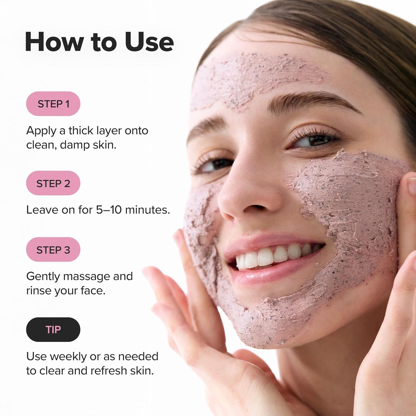 Beauty of Joseon Red Bean Pore Refreshing Mask – Luxury Holiday Gift for Mom, Wash Off Clay Mask for Blackhead Care