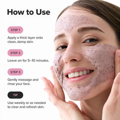 Beauty of Joseon Red Bean Pore Refreshing Mask – Luxury Holiday Gift for Mom, Wash Off Clay Mask for Blackhead Care