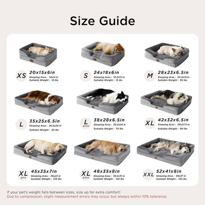 Bedsure Orthopedic Dog Bed – Thoughtful Gift for Pet Parents of Senior Large Dogs