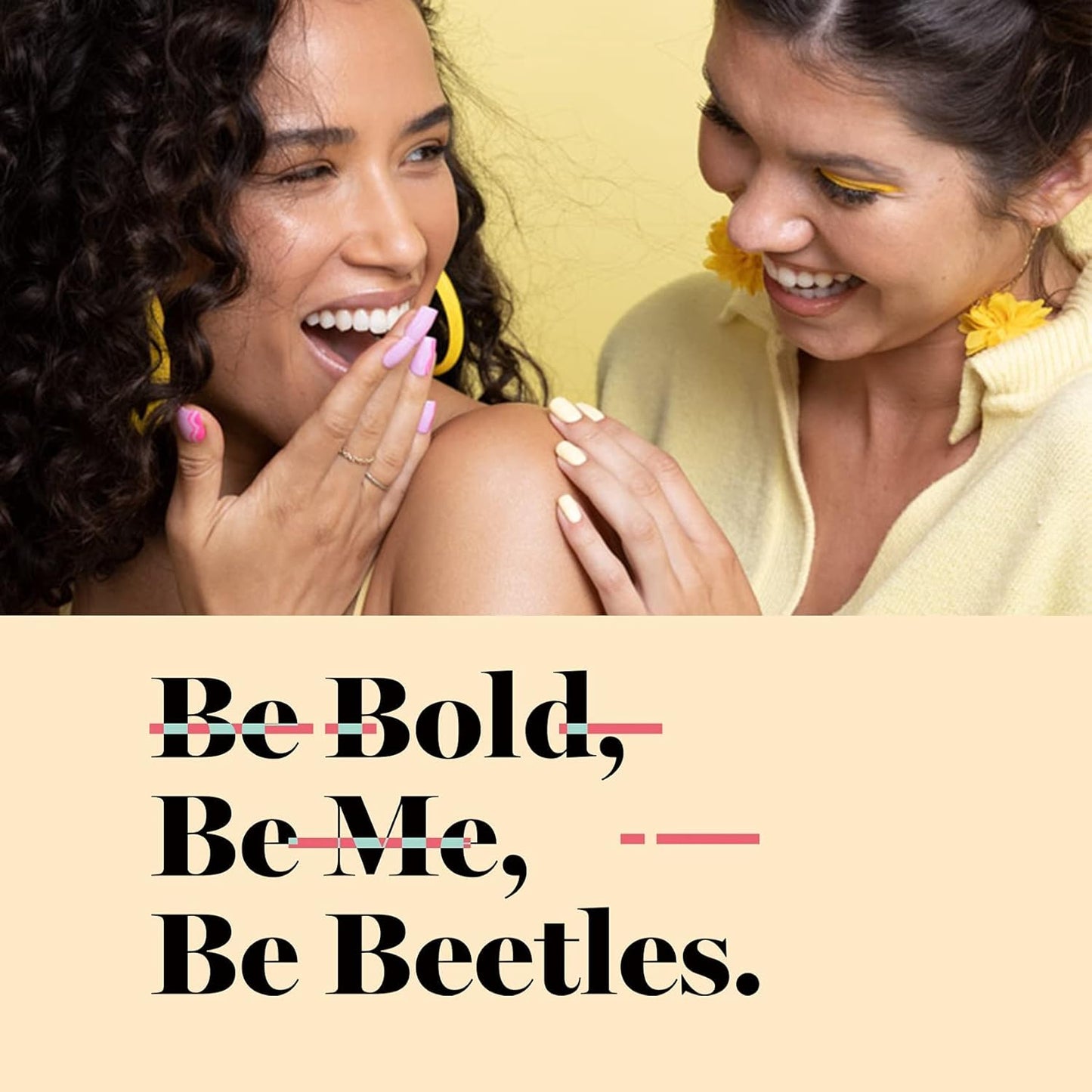 Beetles Gel Nail Polish – Alcohol-Free Lemon Chiffon Pastel for a Mindful Self-Care Manicure Routine at Home
