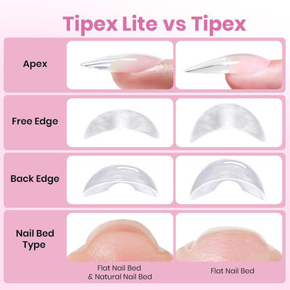 Beetles Pre-Molded Apex Acrylic Nail Tips – Beauty Studio Workflow Upgrade, Skip the Apex-Building Step on Every Client