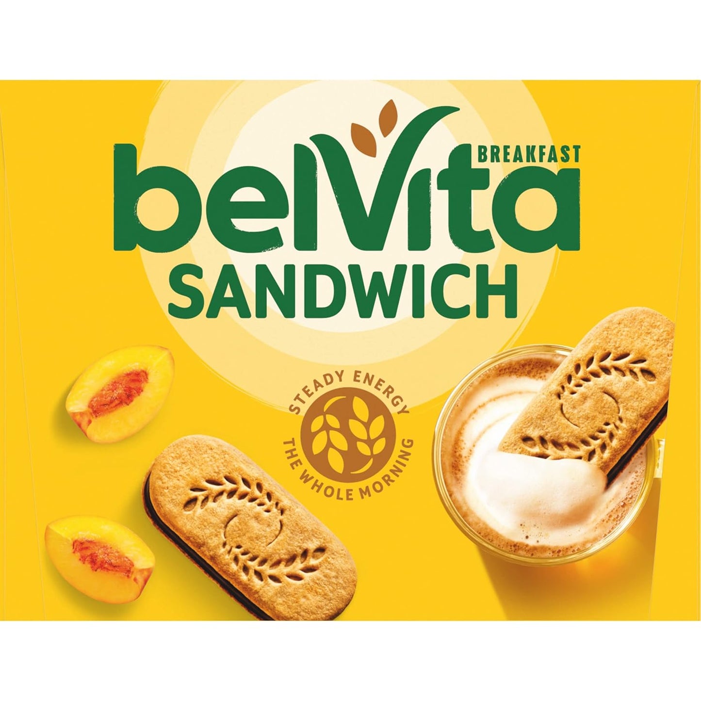 belVita Breakfast Biscuit Sandwiches – Office Desk Snack for Mid-Morning Focus, Dark Chocolate Creme 12-Pack