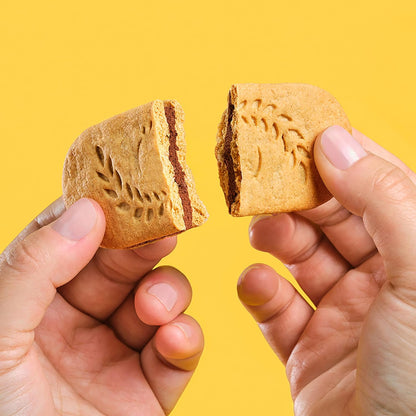 belVita Breakfast Biscuit Sandwiches – Office Desk Snack for Mid-Morning Focus, Dark Chocolate Creme 12-Pack