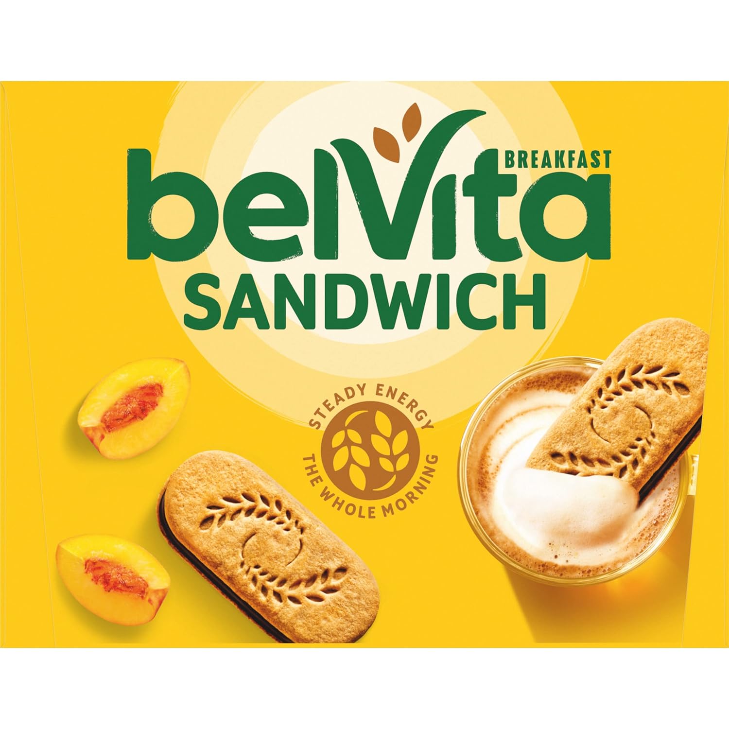 belVita Breakfast Biscuit Sandwiches – Office Desk Snack for Mid-Morning Focus, Dark Chocolate Creme 12-Pack