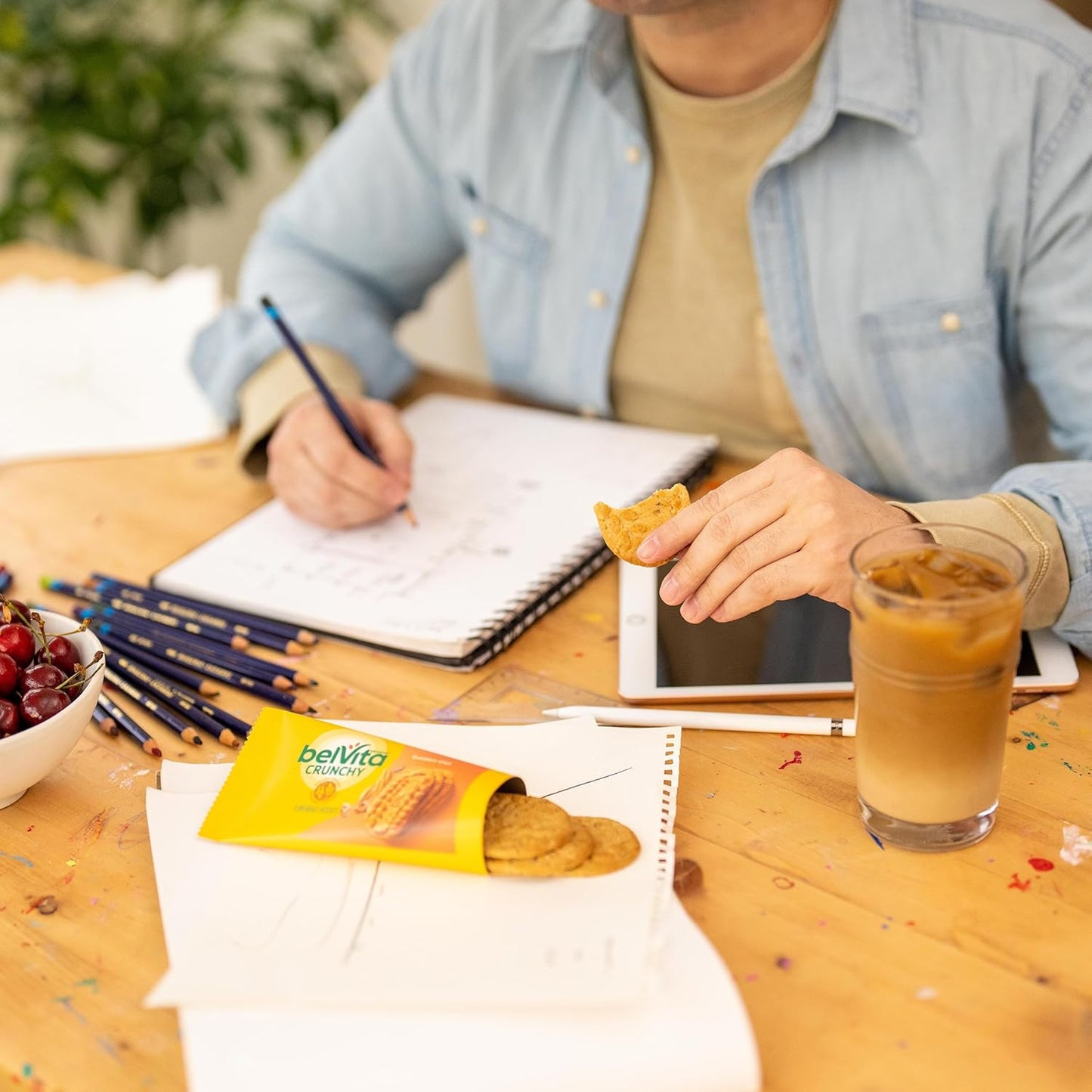belVita Breakfast Biscuits Golden Oat, Value Pack of 12 — Steady-Energy Morning Fuel for Commute and Office Desk