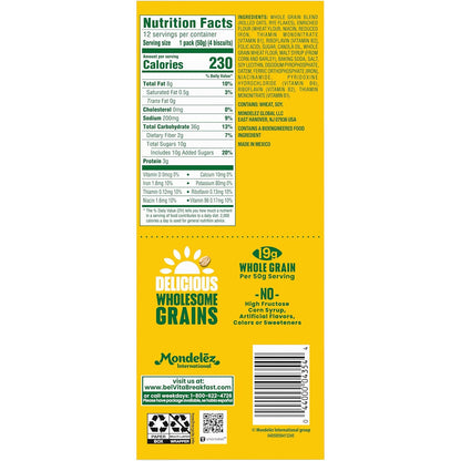belVita Breakfast Biscuits Golden Oat, Value Pack of 12 — Steady-Energy Morning Fuel for Commute and Office Desk