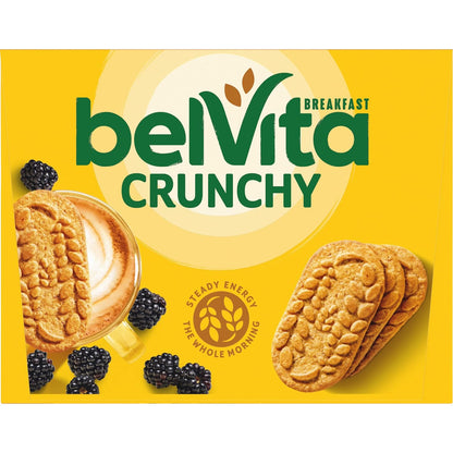 belVita Breakfast Biscuits Golden Oat, Value Pack of 12 — Steady-Energy Morning Fuel for Commute and Office Desk