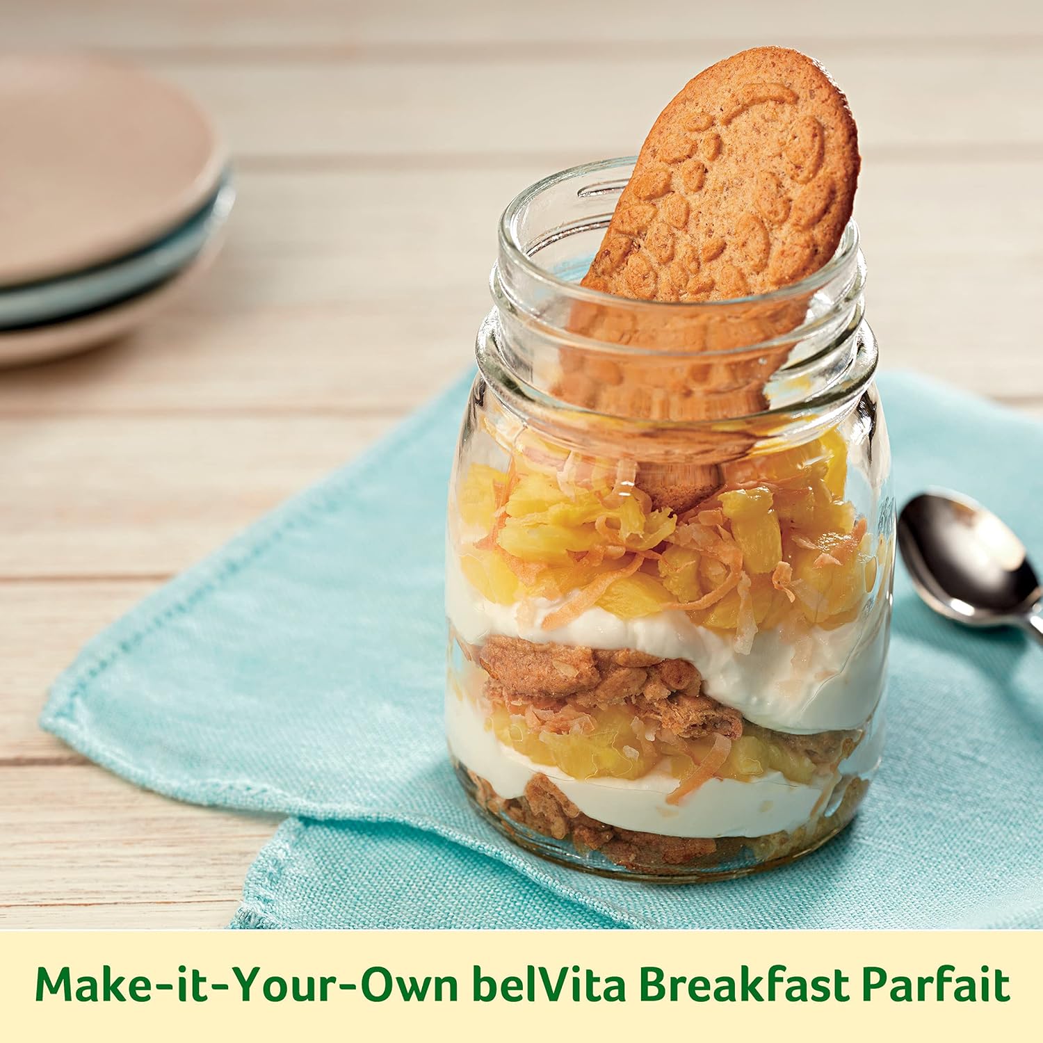 belVita Breakfast Biscuits Golden Oat, Value Pack of 12 — Steady-Energy Morning Fuel for Commute and Office Desk