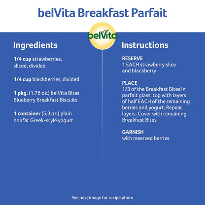 belVita Crunchy Bite Size Snacks Variety Pack – One-Handed Desk-Side Snack for Back-to-Back Meetings