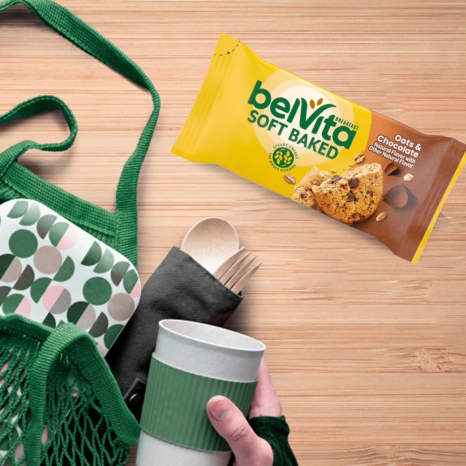 belVita Soft Baked Breakfast Bars Variety Pack – Grab-and-Go Office Breakfast for Busy Workday Mornings